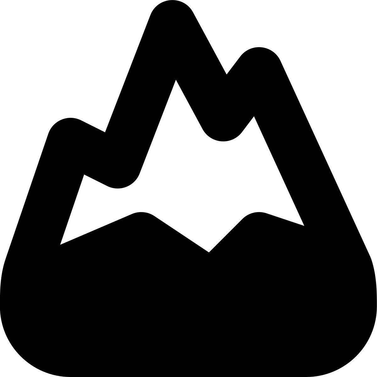 tiny bold style альпы icon