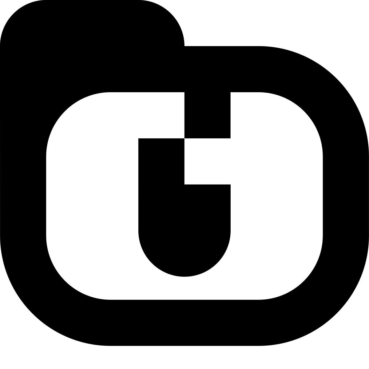 иконка папка архив tiny bold стиль