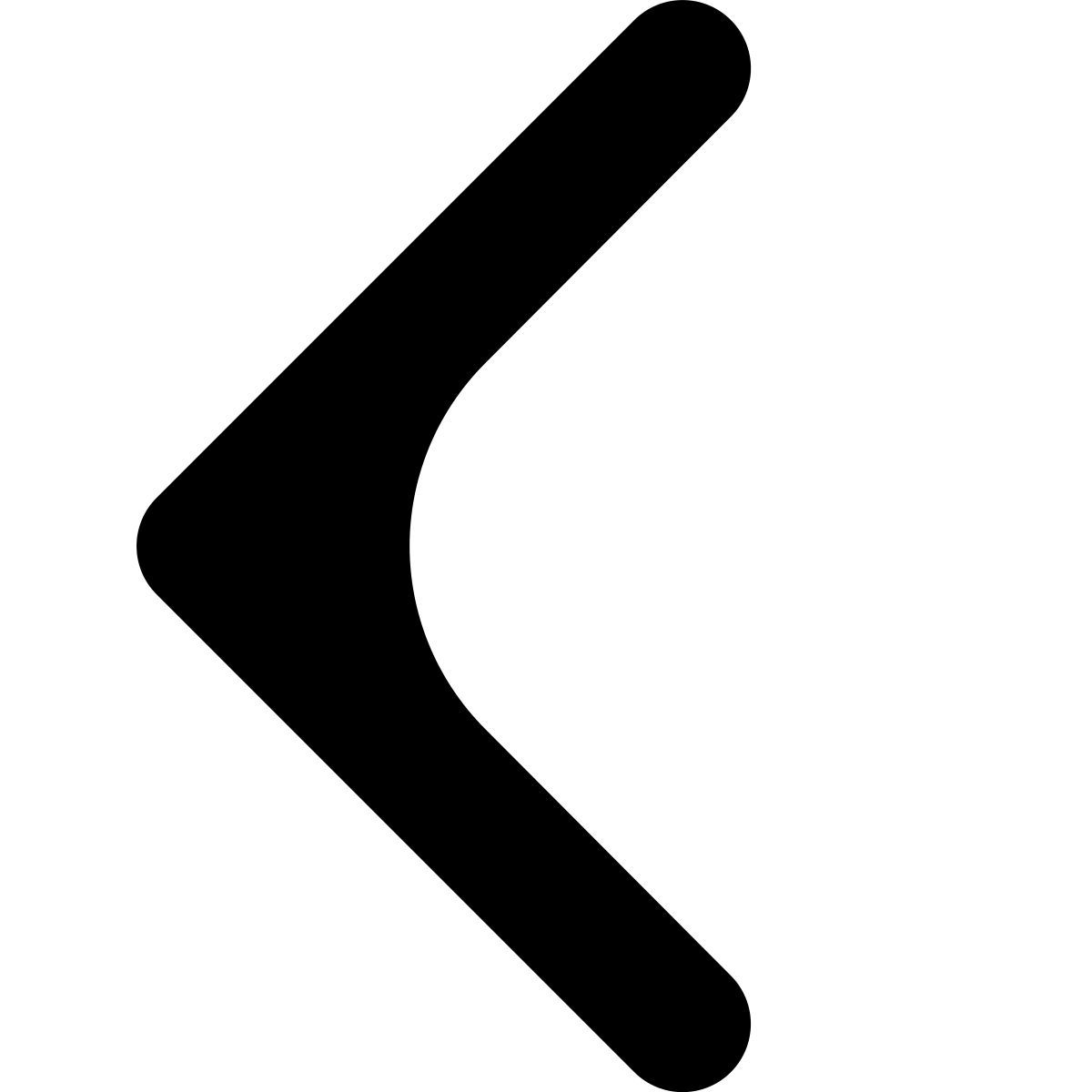 tiny bold style назад icon