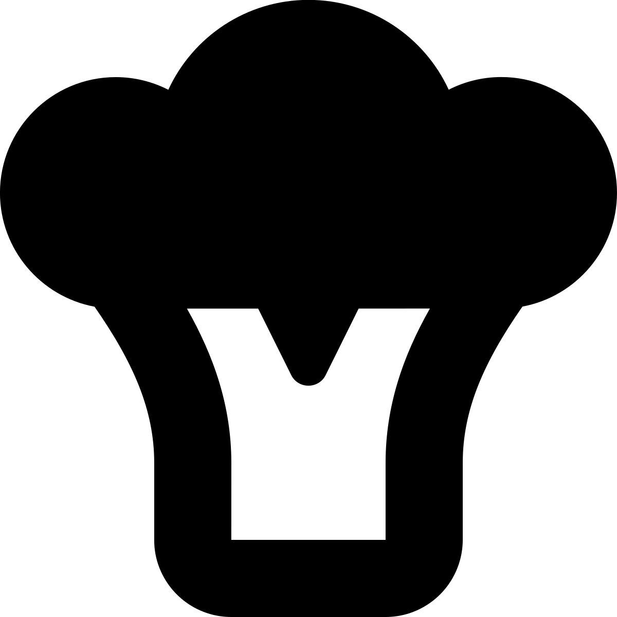 tiny bold style брокколи icon