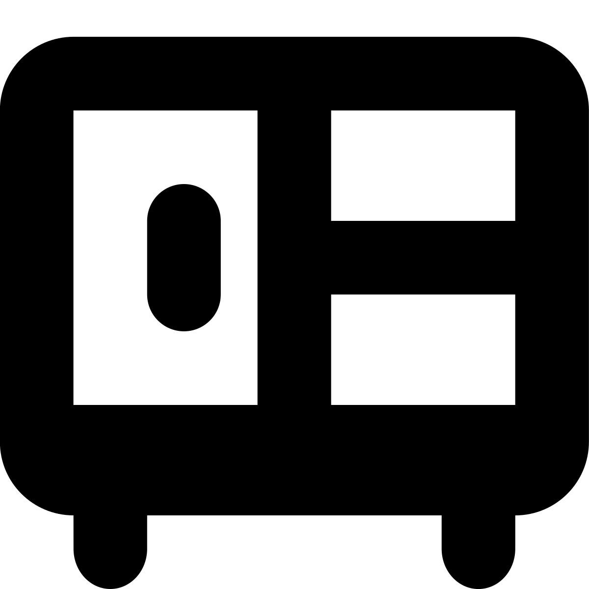иконка буфет tiny bold стиль