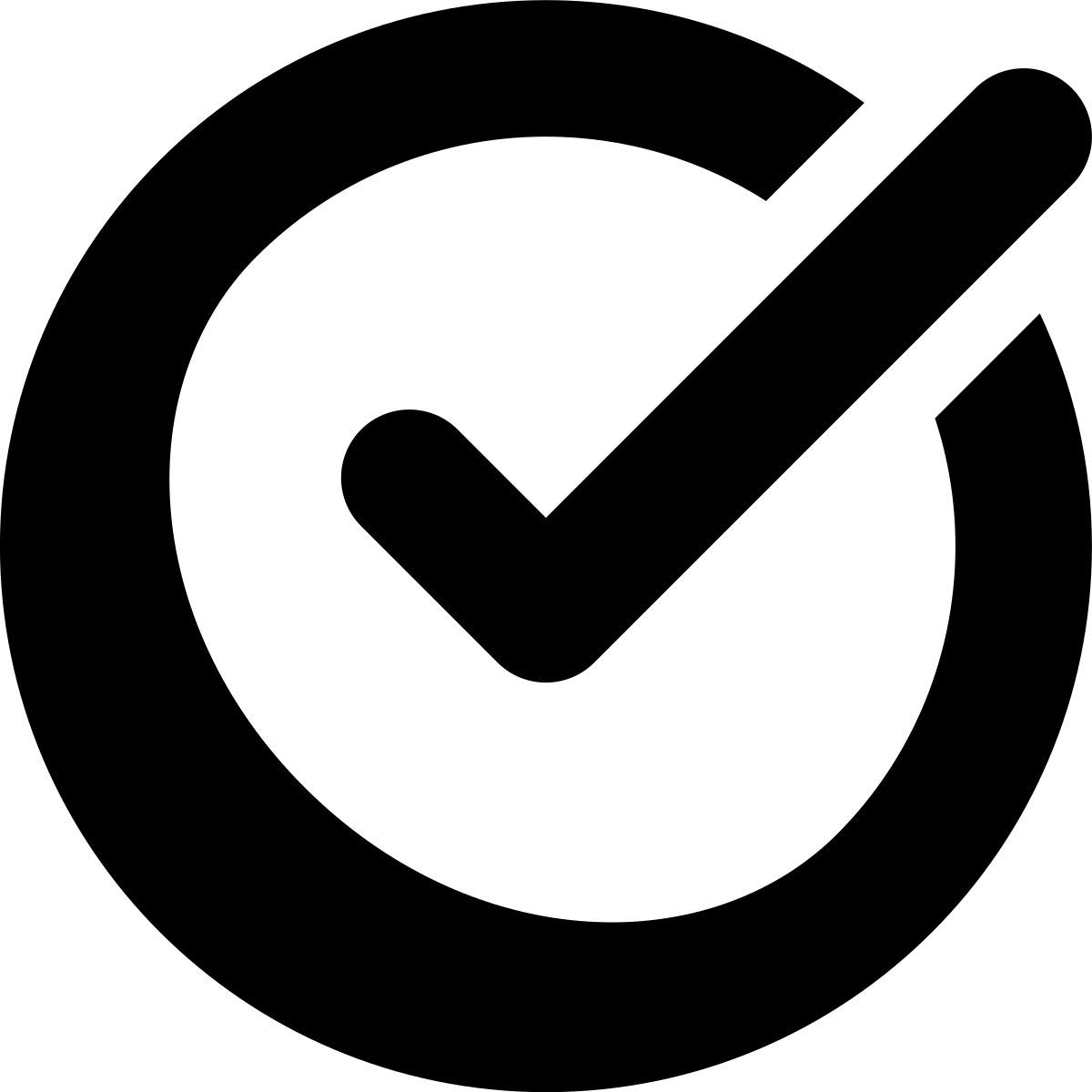 tiny bold style ok icon