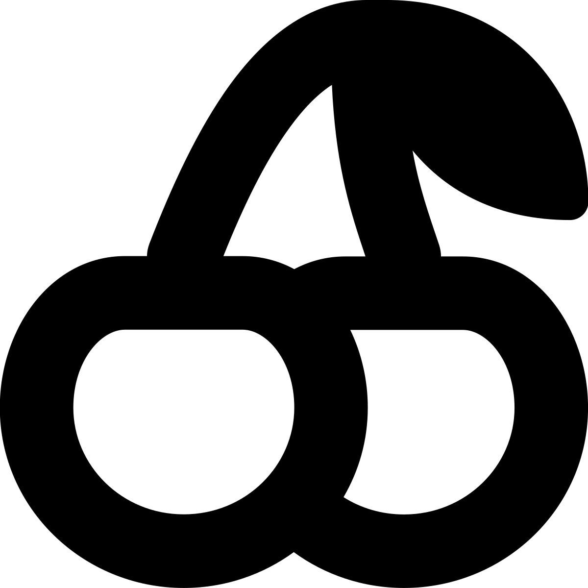 tiny bold style вишня icon