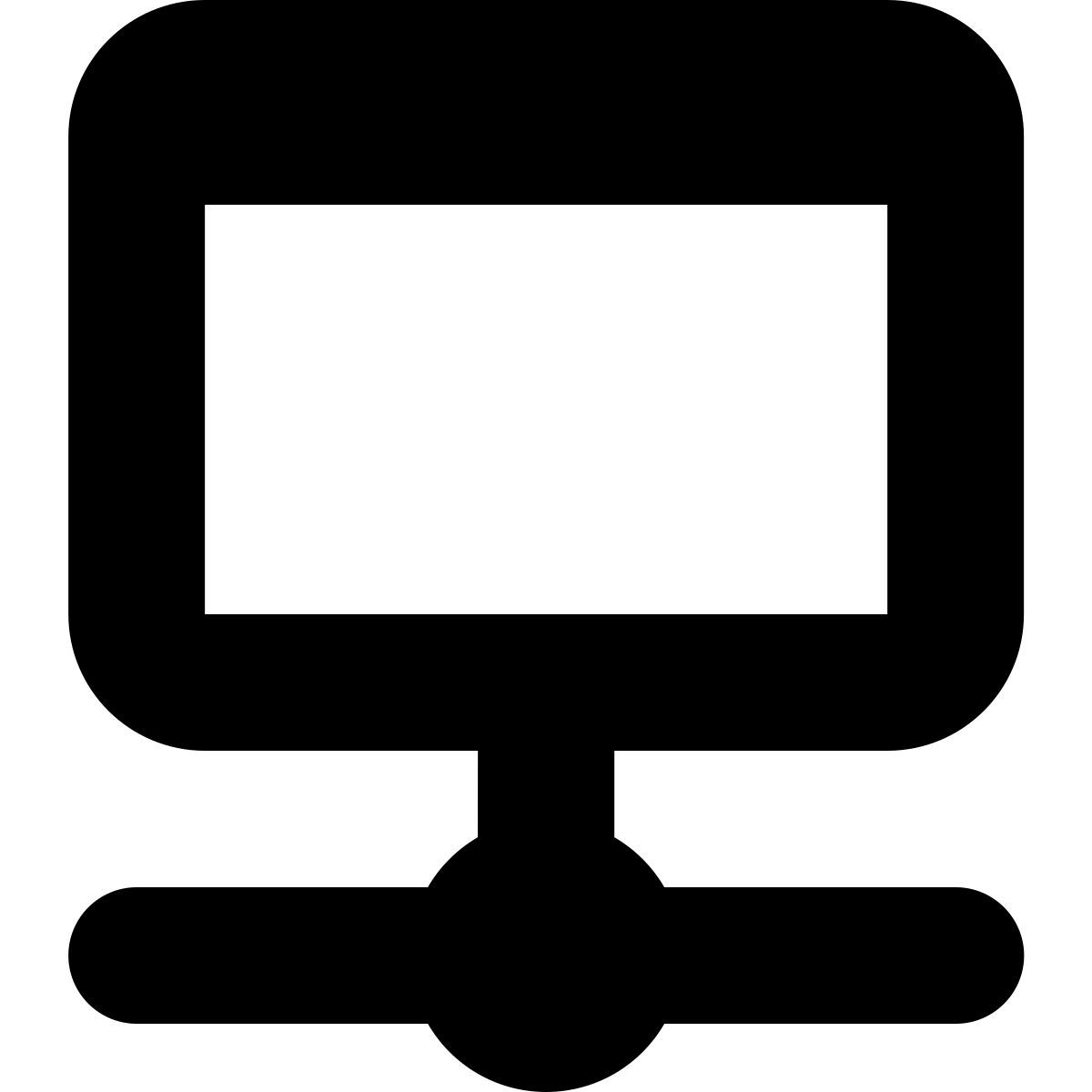 иконка облачная сеть tiny bold style