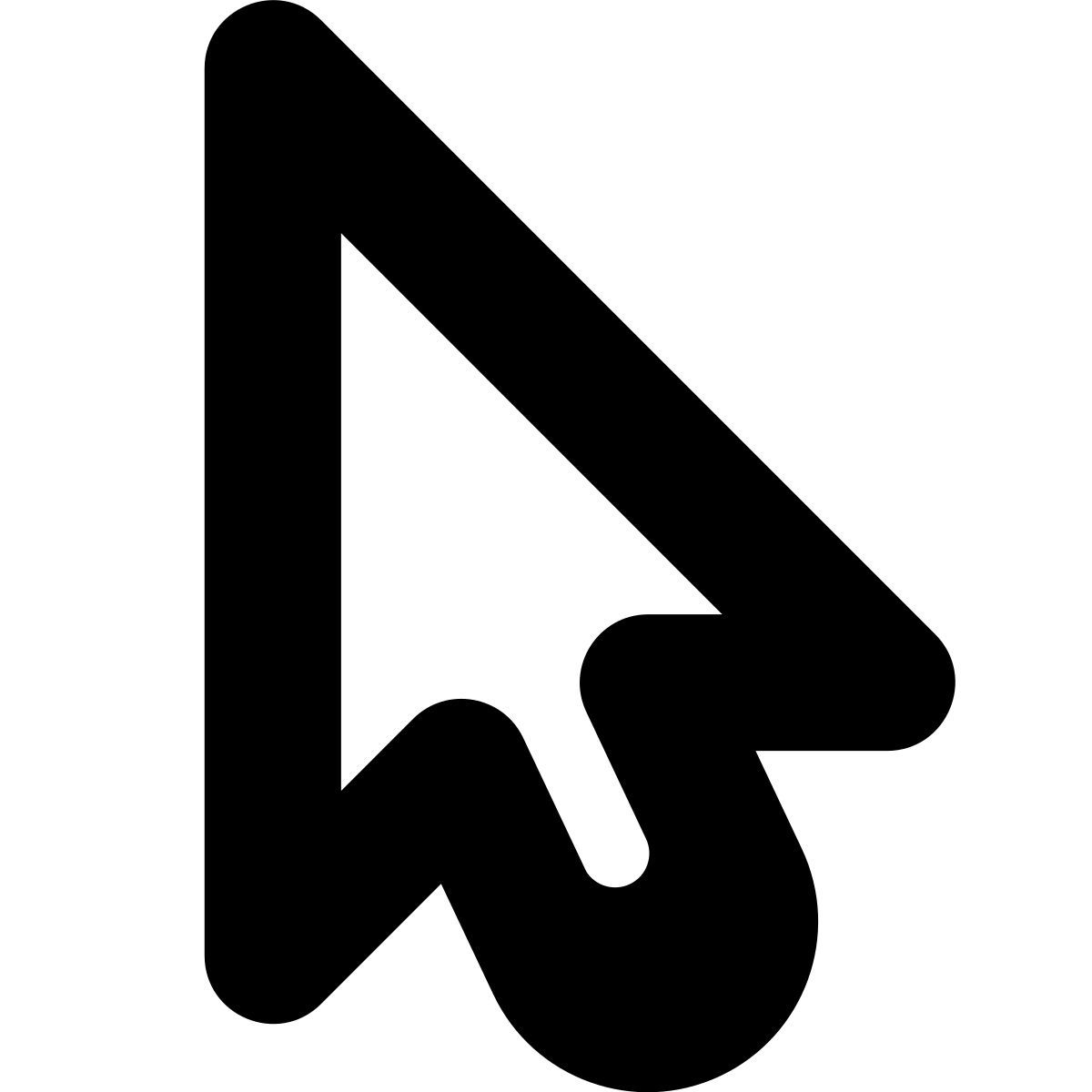 tiny bold style курсор icon