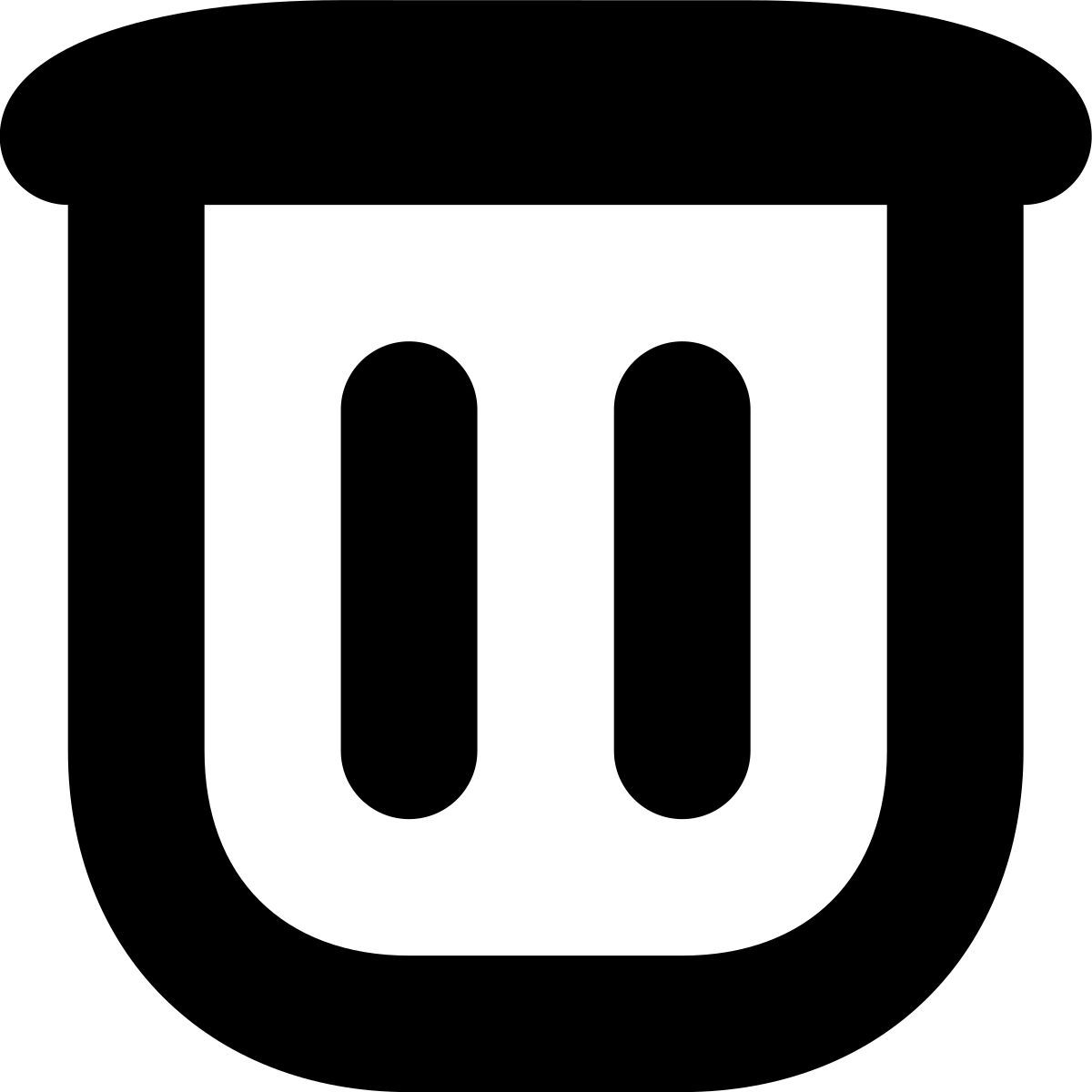 иконка delete tiny bold стиль