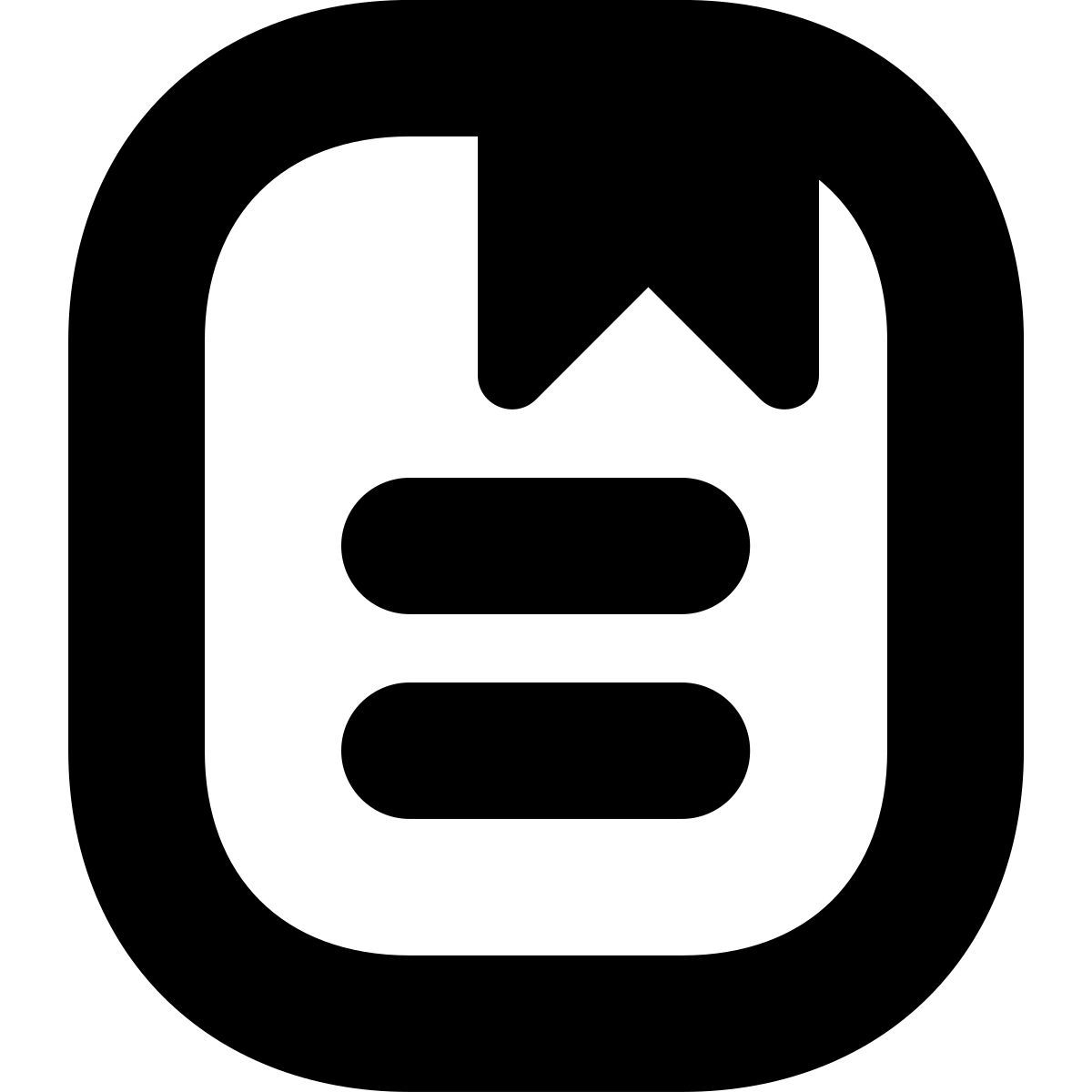 иконка документ tiny bold стиль