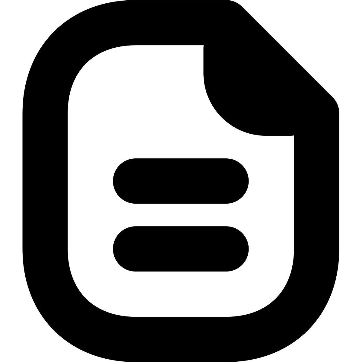 иконка файл tiny bold стиль