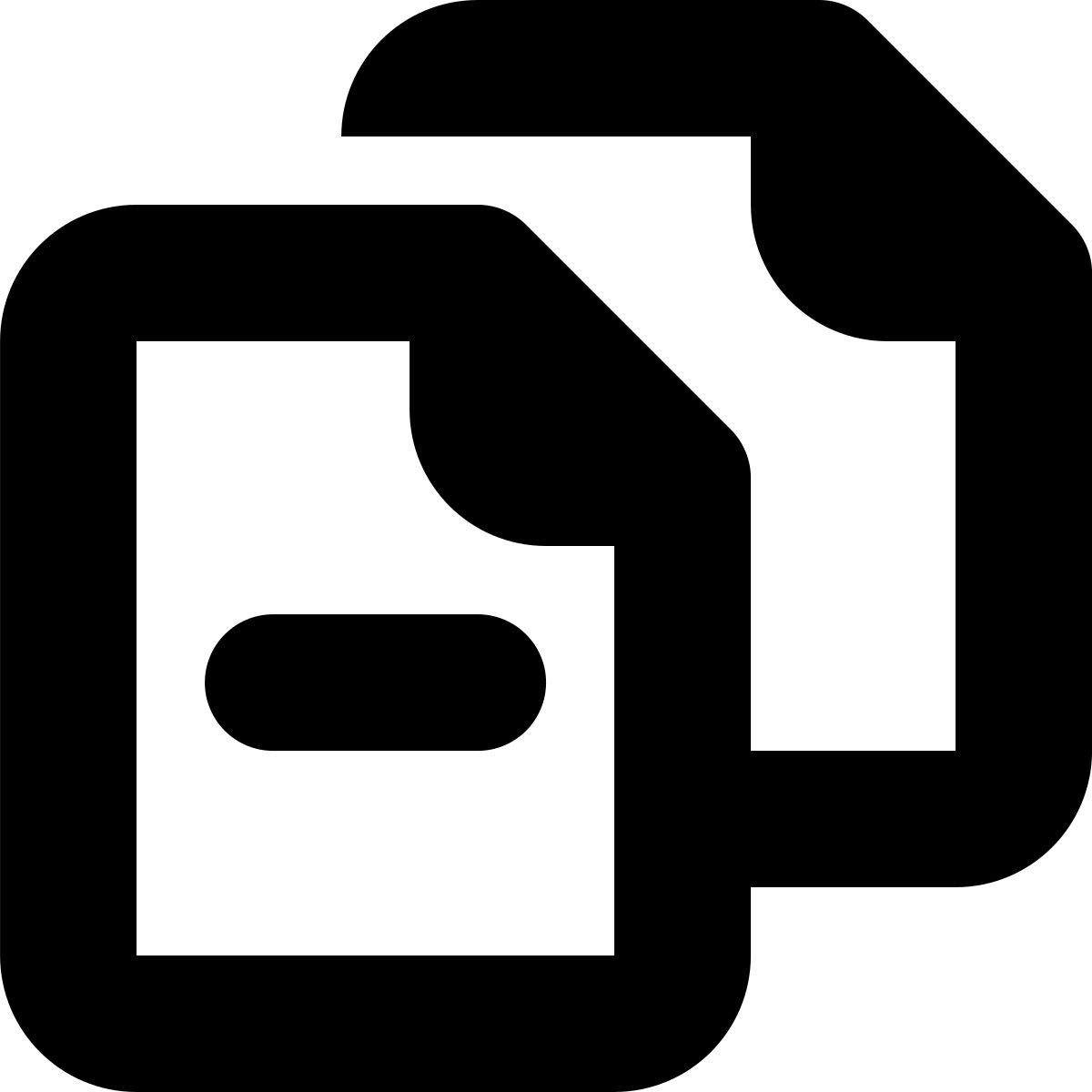 tiny bold style документы icon