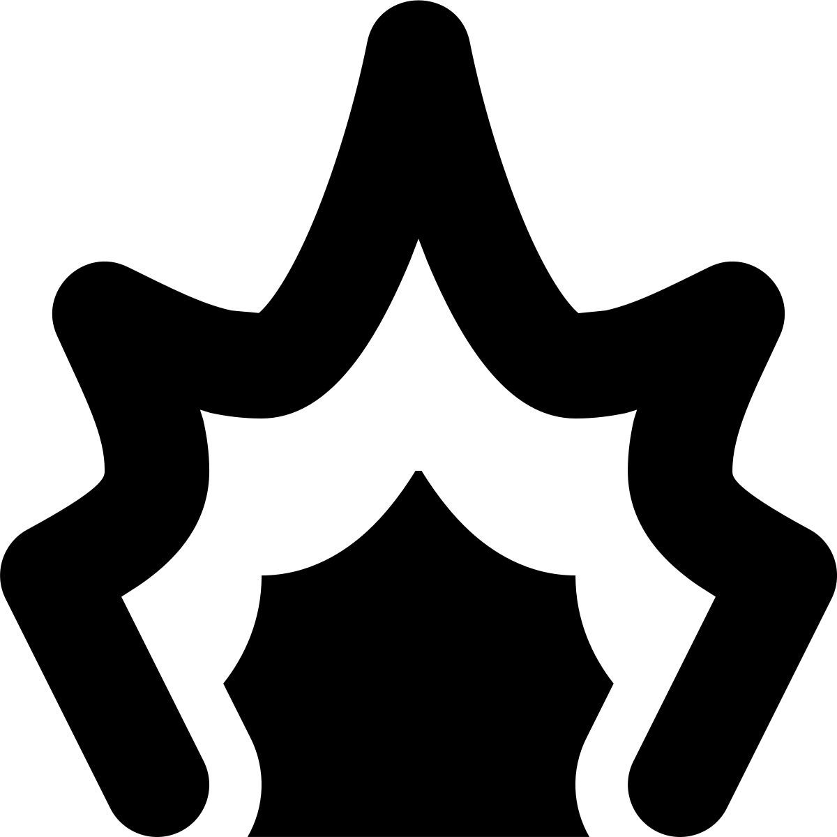 иконка взрыв tiny bold стиль