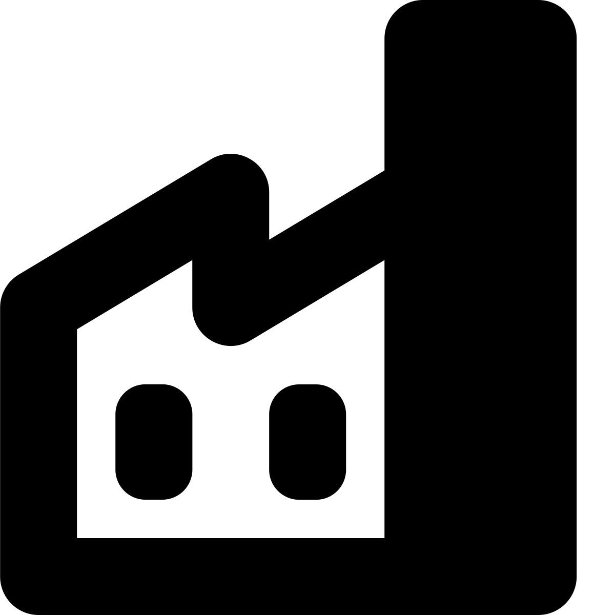 иконка завод tiny bold стиль