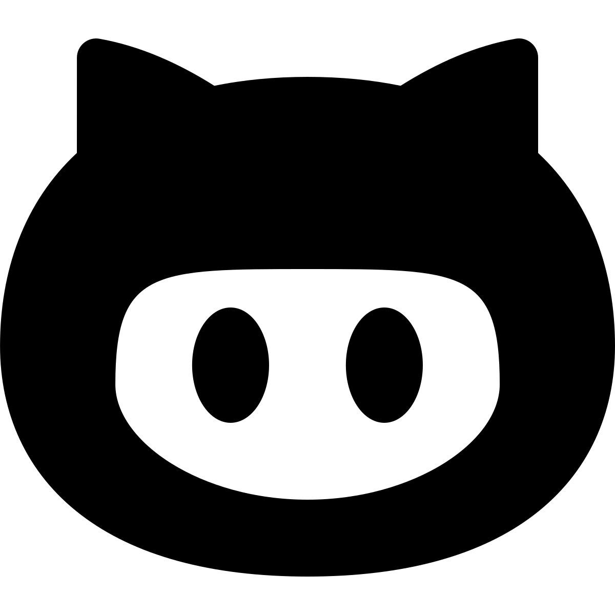tiny bold style github octocat icon