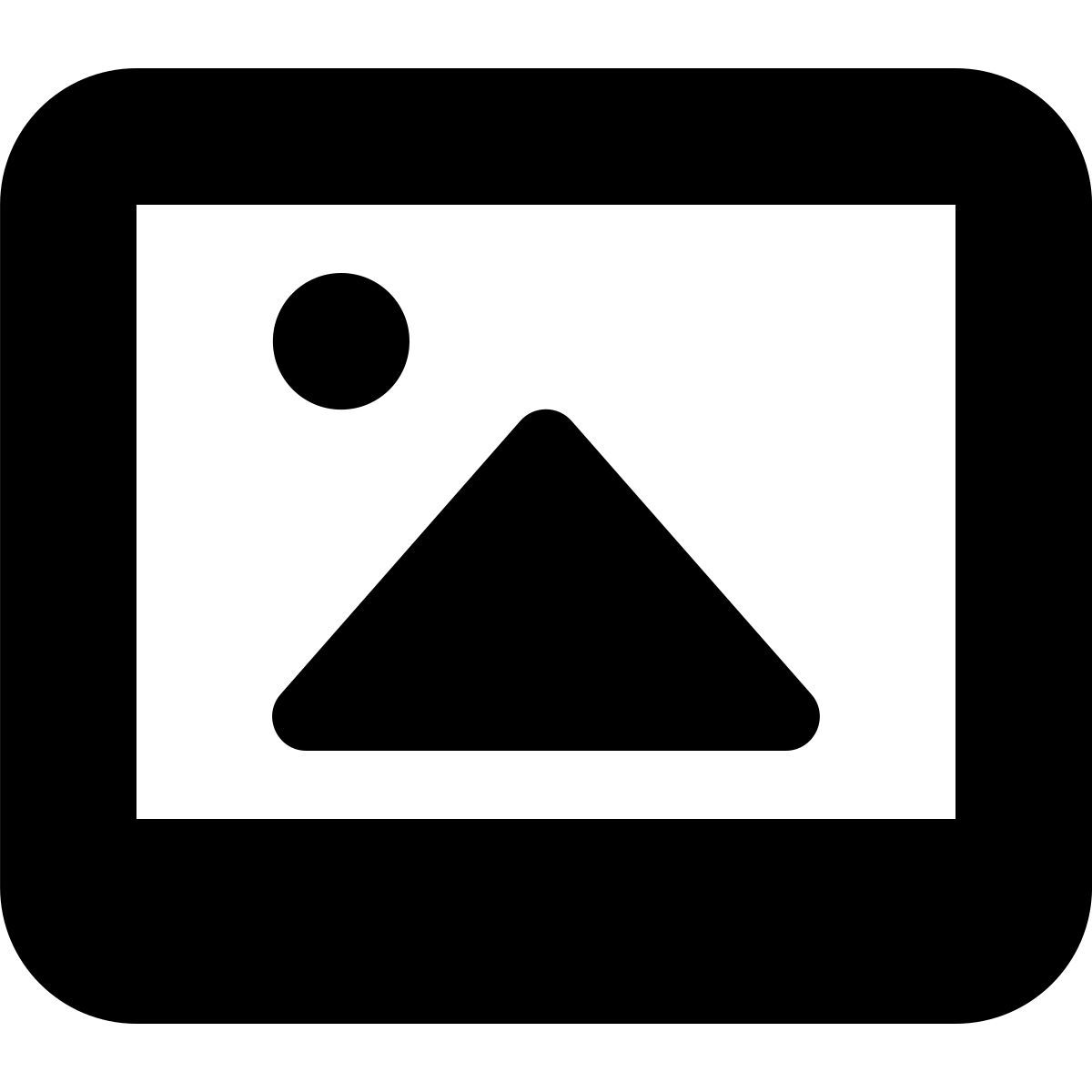 иконка изображение tiny bold стиль