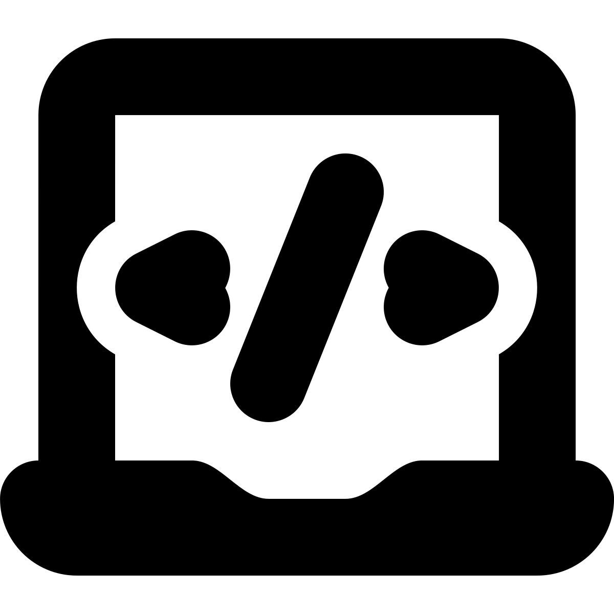 tiny bold style программирование на ноутбуке icon