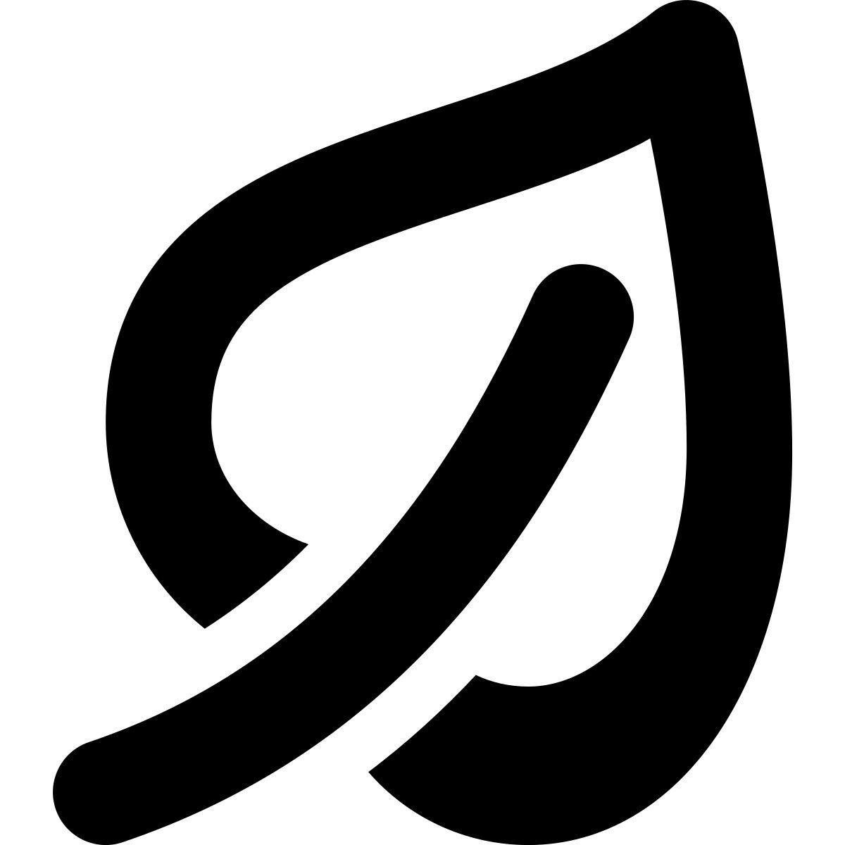 tiny bold style лист icon