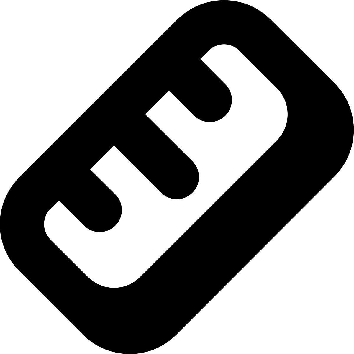 иконка длина tiny bold стиль