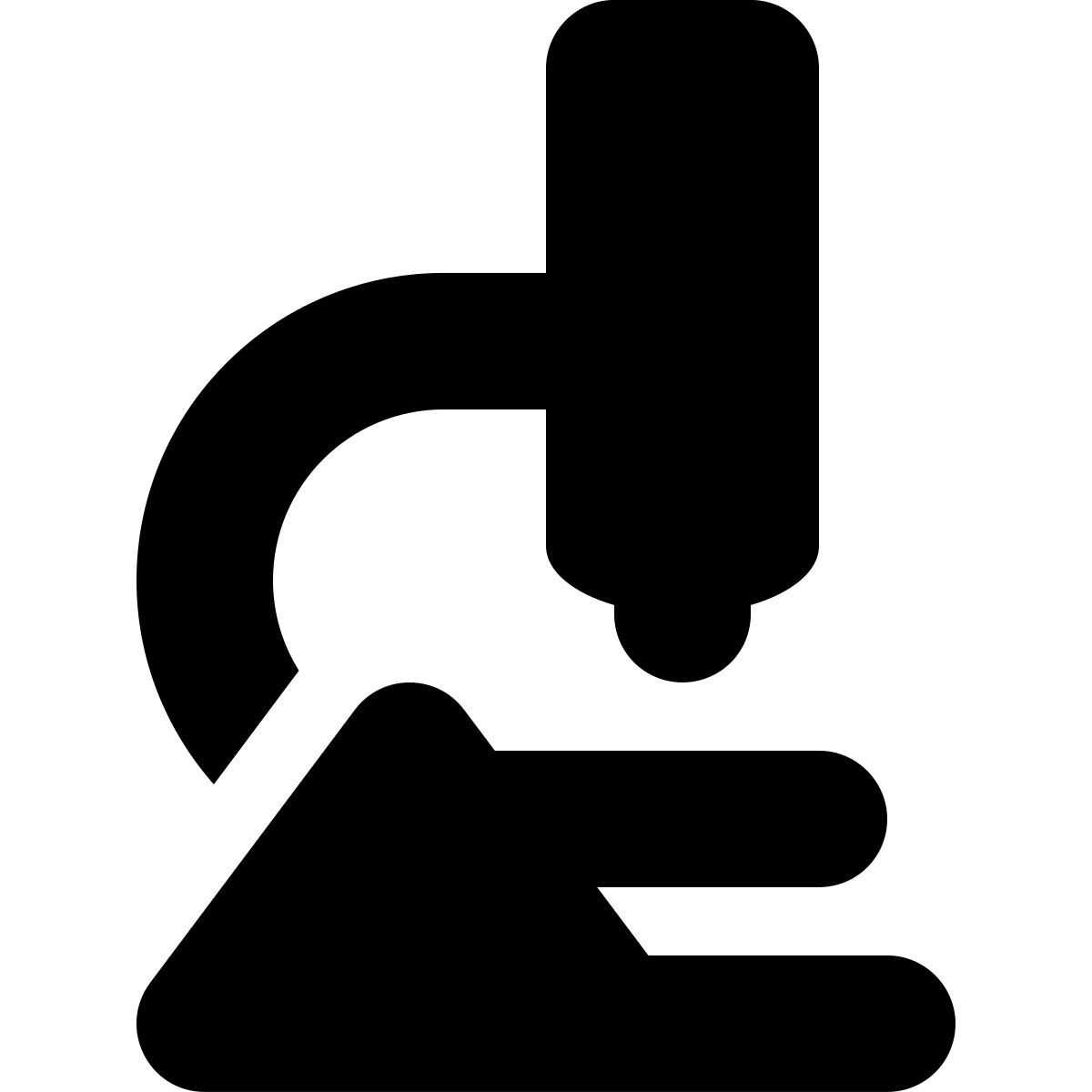 tiny bold style микроскоп icon