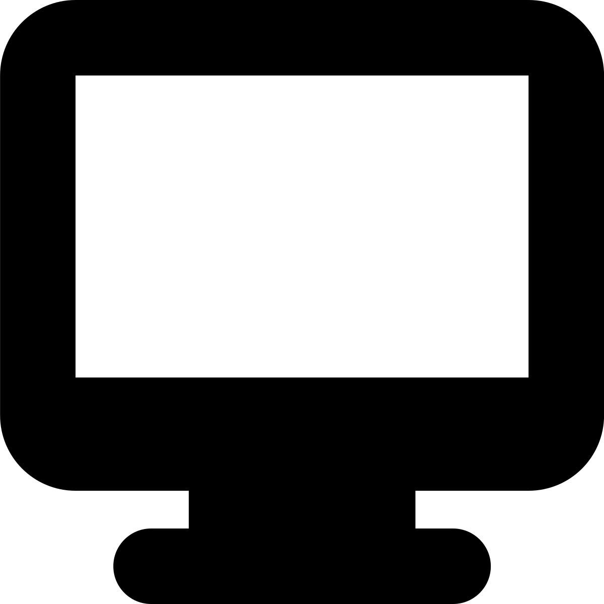 tiny bold style монитор icon