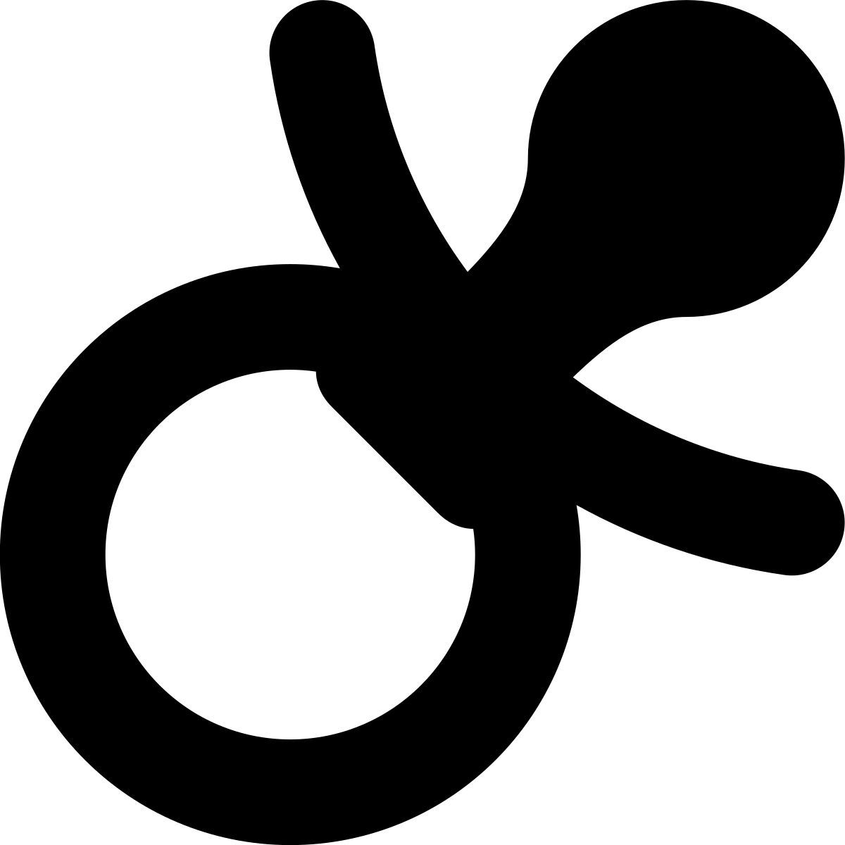 иконка соска tiny bold стиль