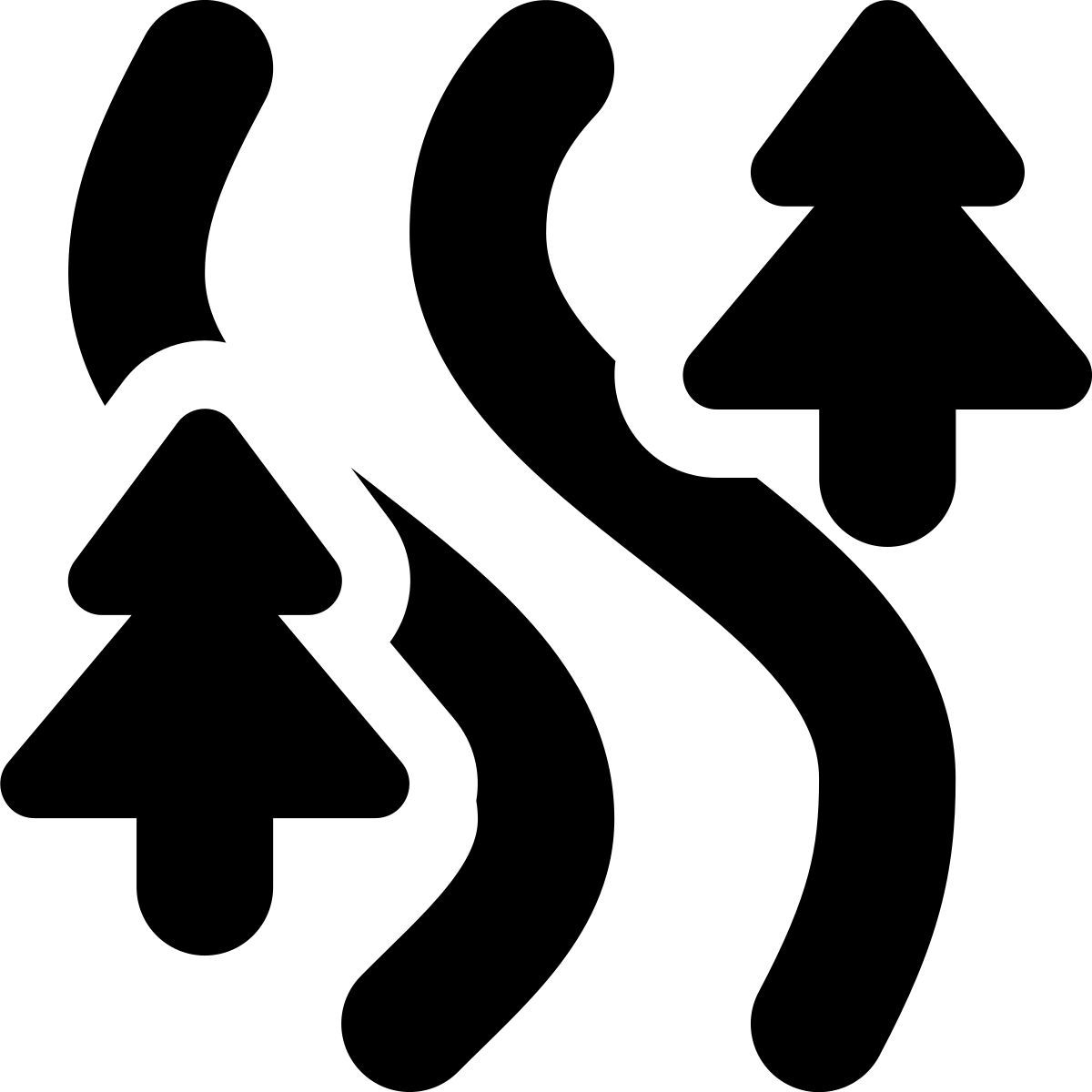 tiny bold style path icon