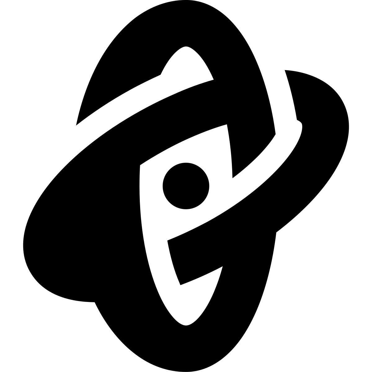 tiny bold style атом icon