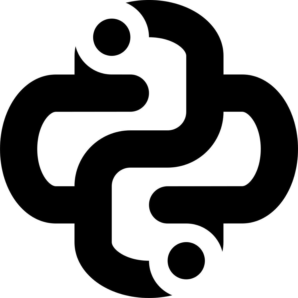 tiny bold style питон icon