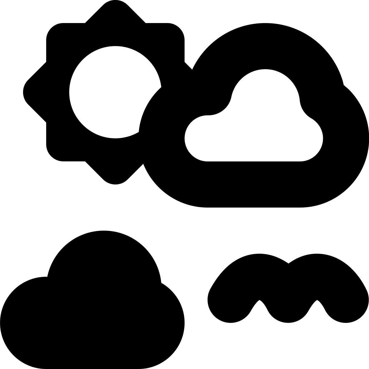 tiny bold style небо icon