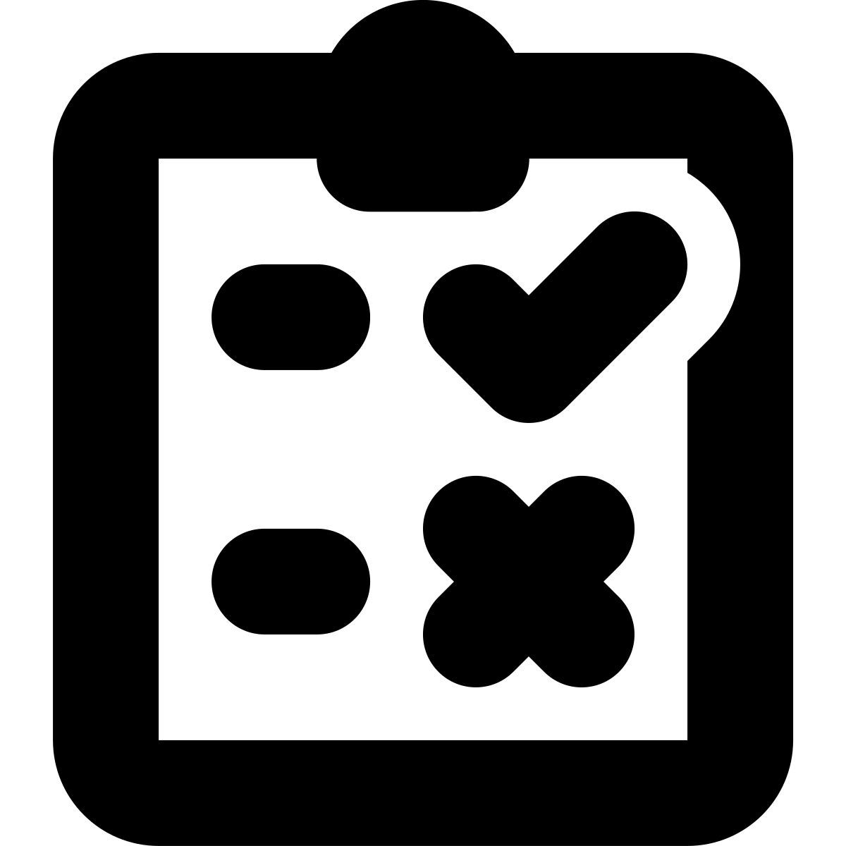 иконка тест частично пройден tiny bold стиль