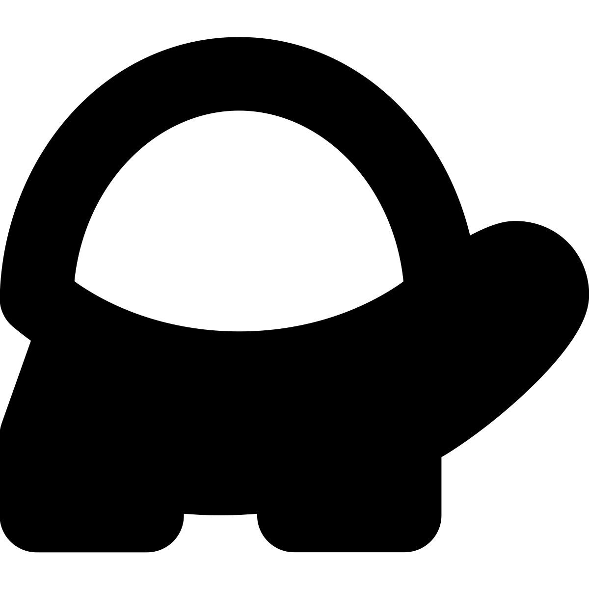 tiny bold style черепаха icon