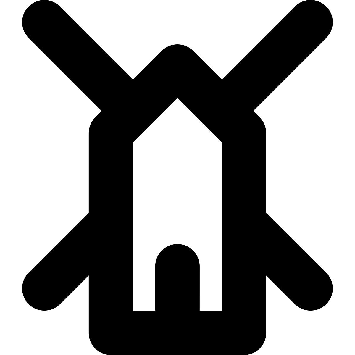 иконка windmill tiny bold стиль