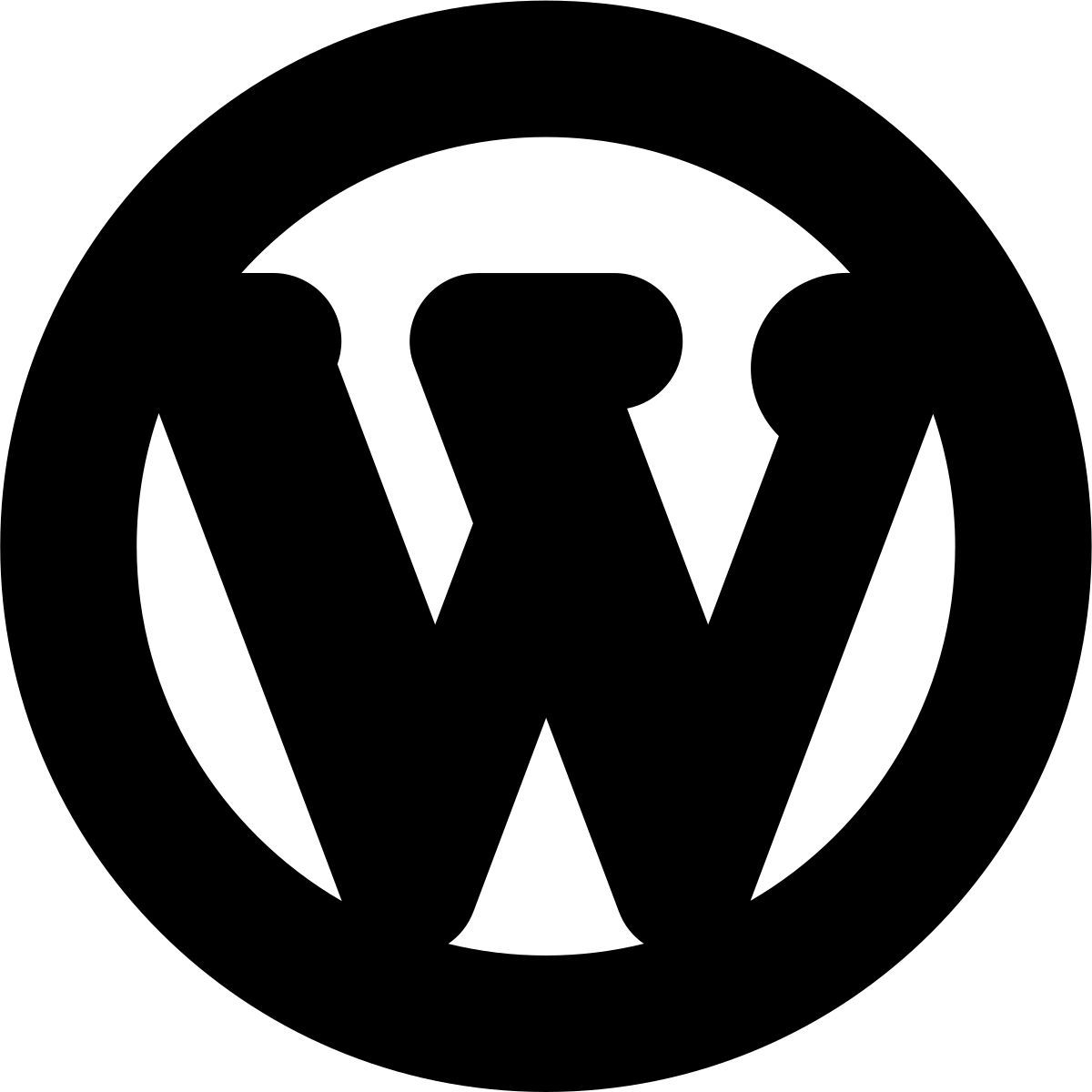 tiny bold style wordpress icon