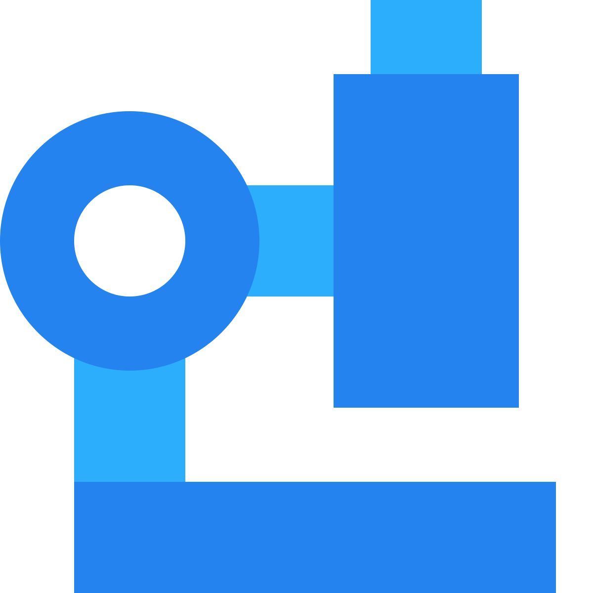 иконка микроскоп tiny color стиль