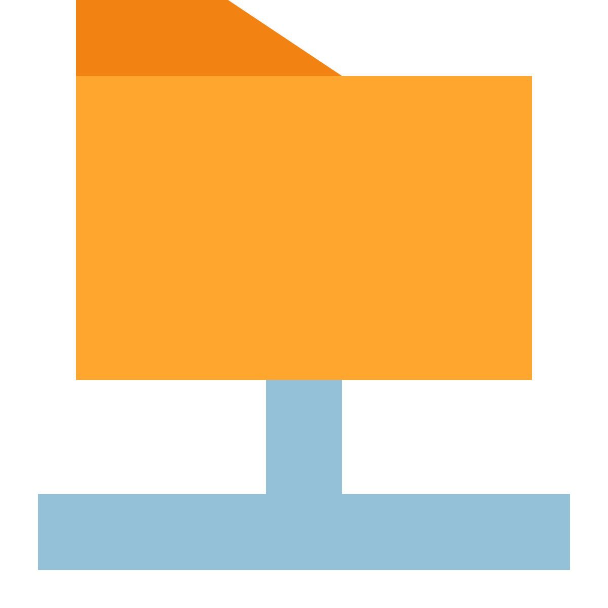 иконка общая папка tiny color style