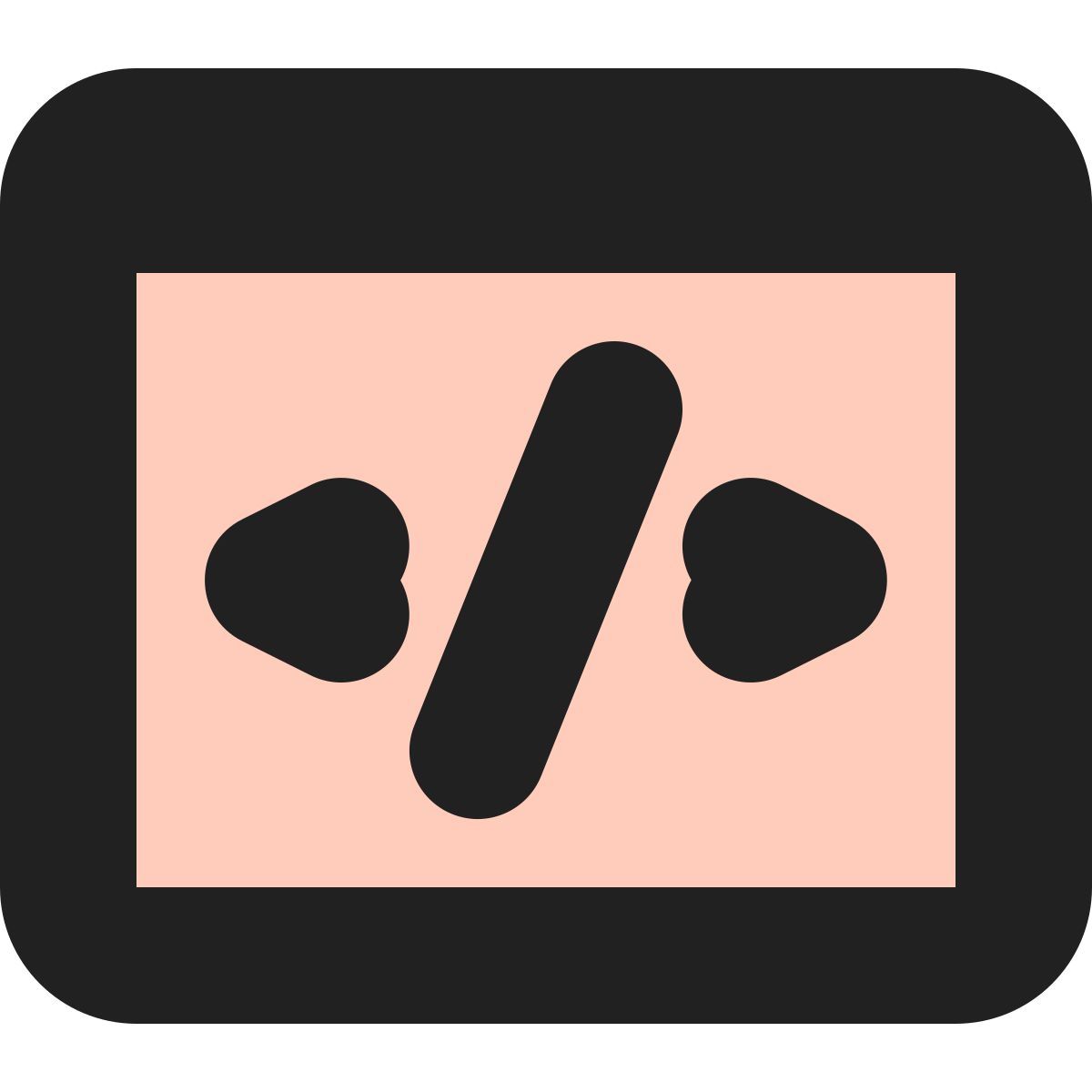 tiny bold color style код icon