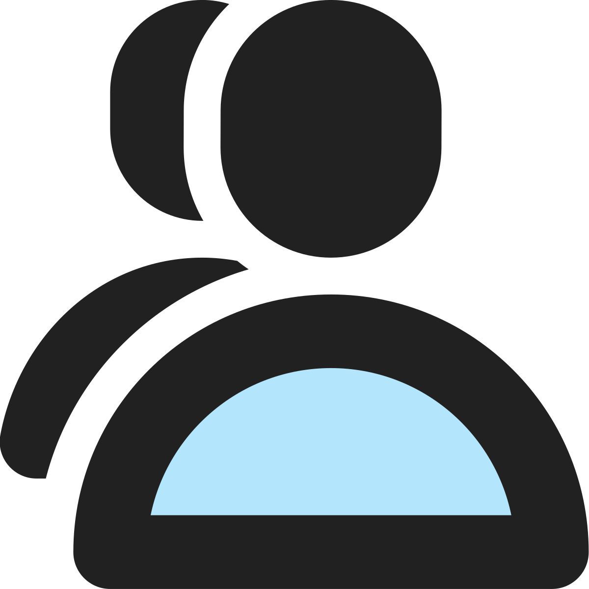 tiny bold color style группы пользователей icon