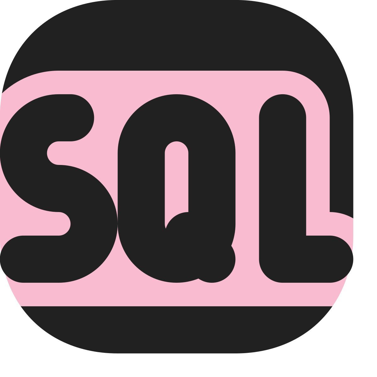 tiny bold color style sql icon