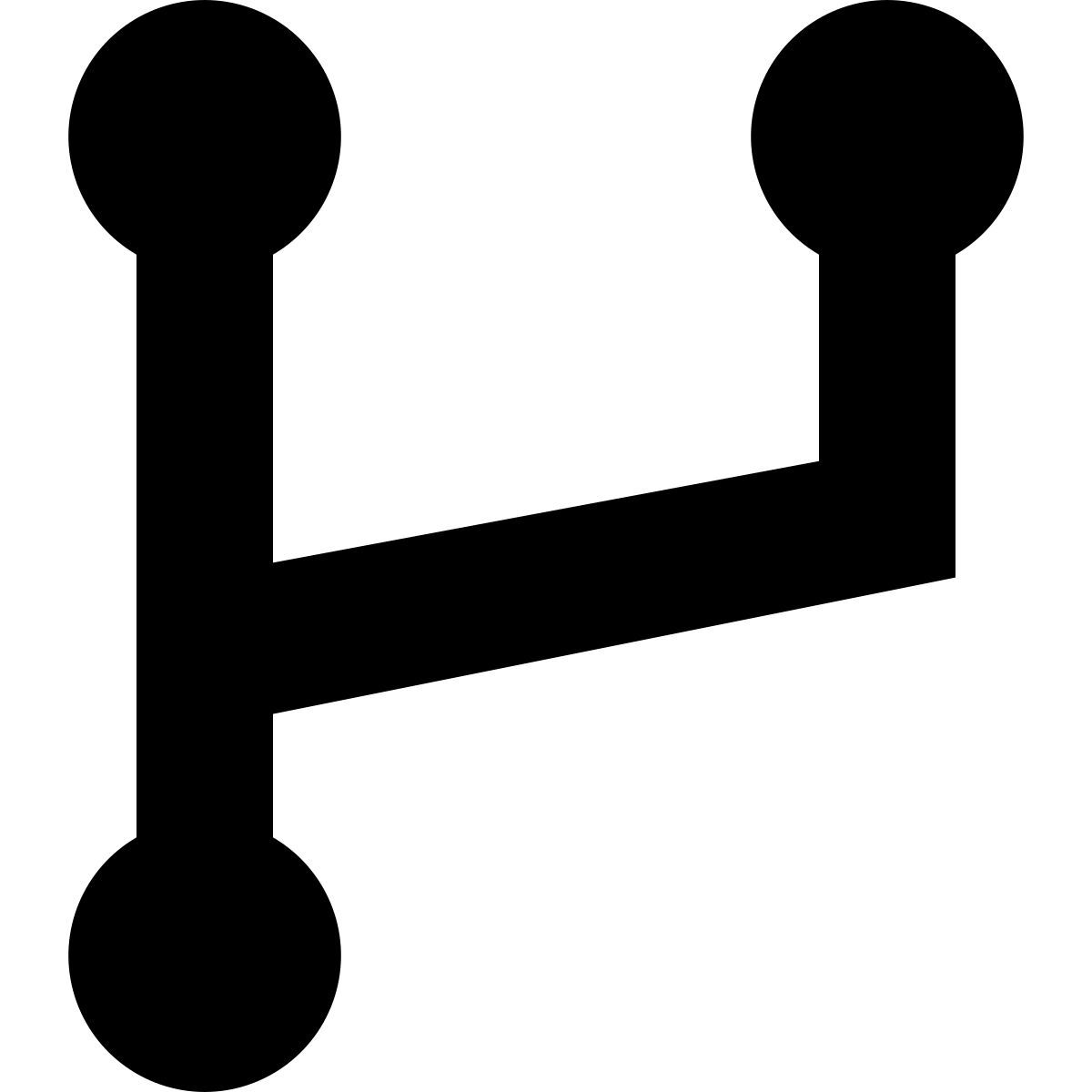 tiny glyph style форк icon