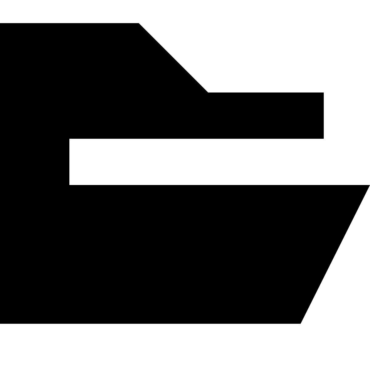иконка открыть папку tiny glyph style
