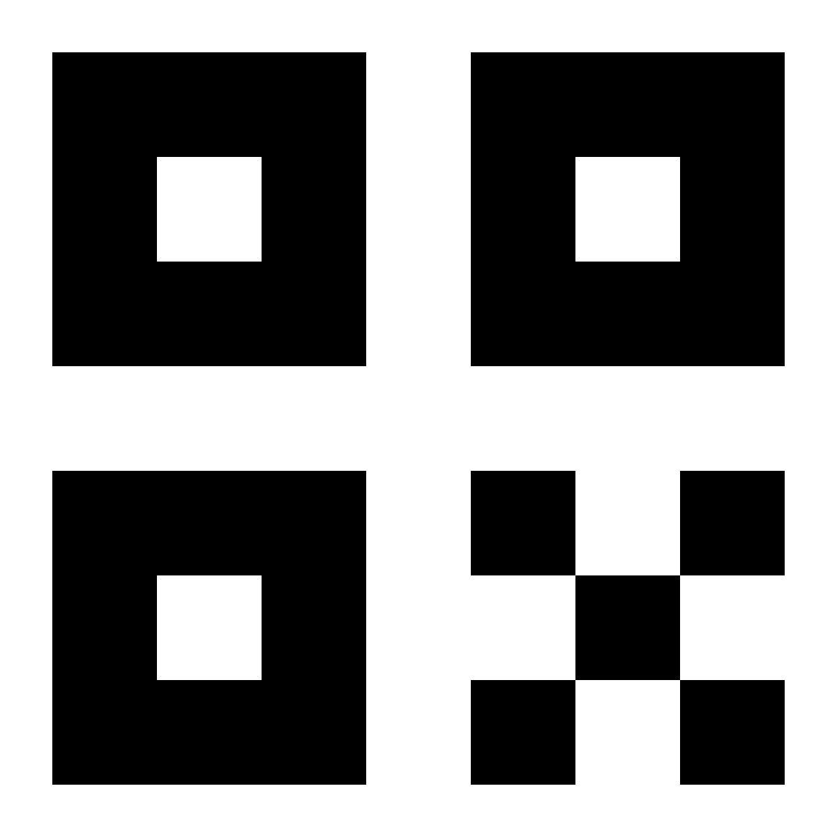 tiny glyph style qr код icon