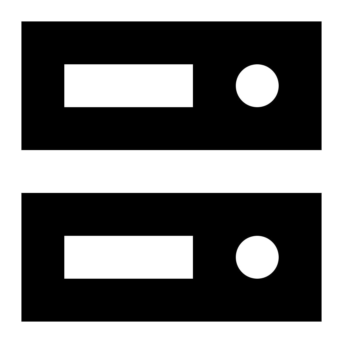 tiny glyph style stack icon