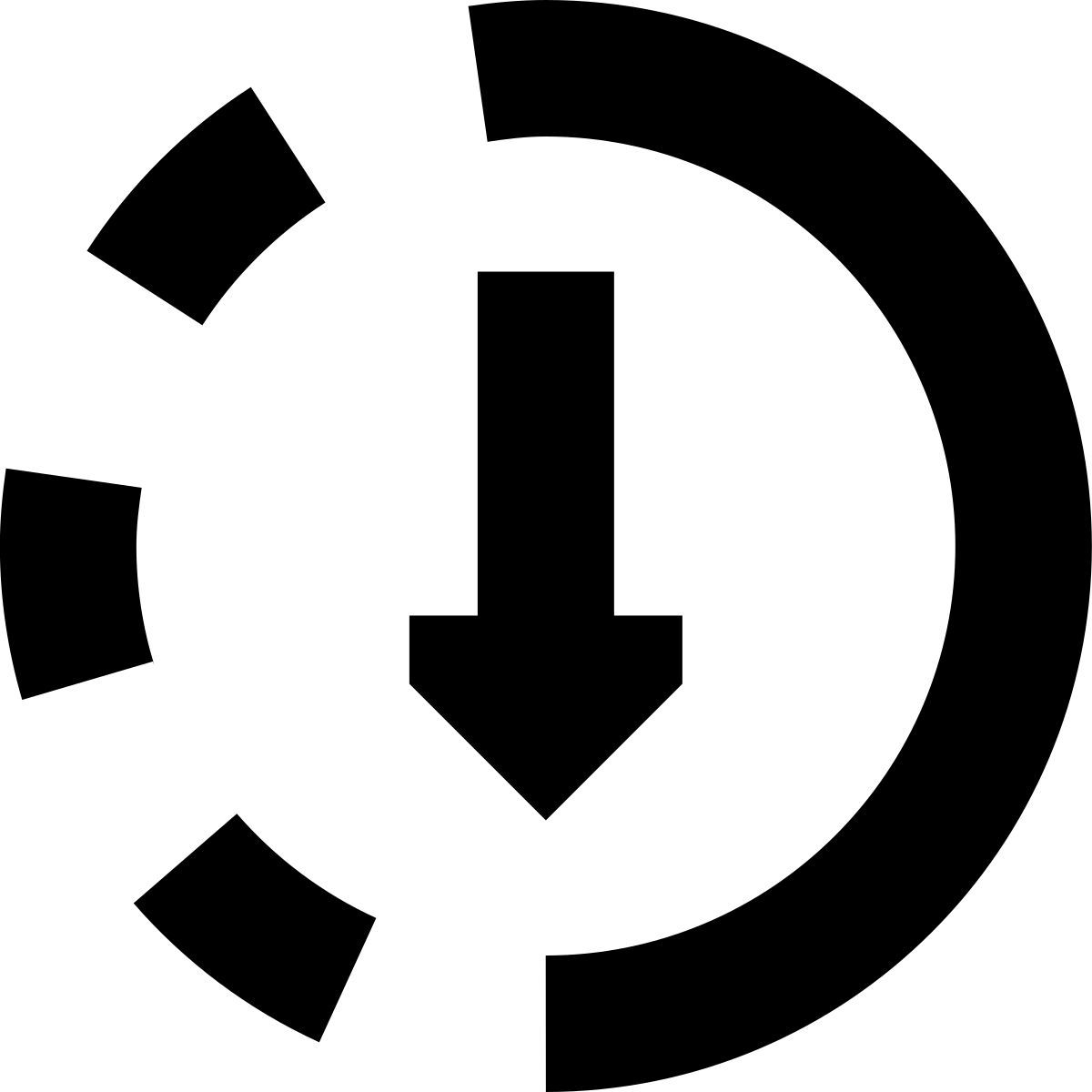 иконка отправить прогресс tiny glyph стиль