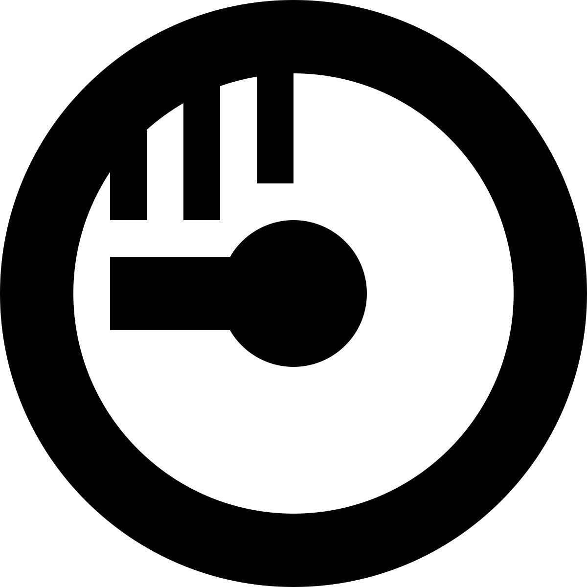 tiny glyph style таймер icon