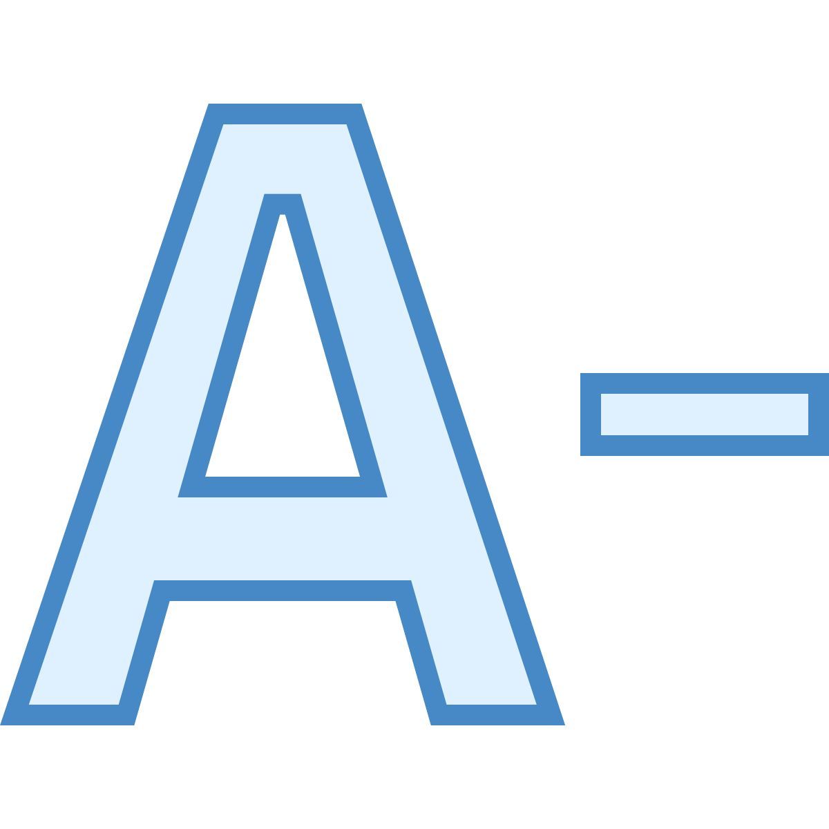 blue ui style уменьшить шрифт icon
