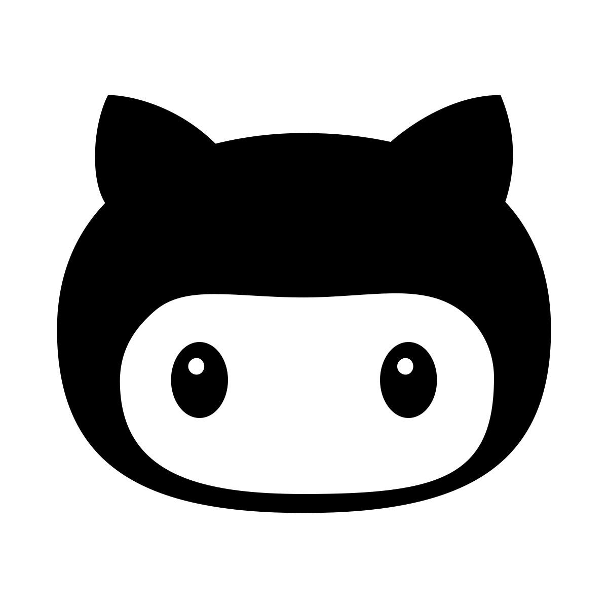 windows 10 style github octocat icon