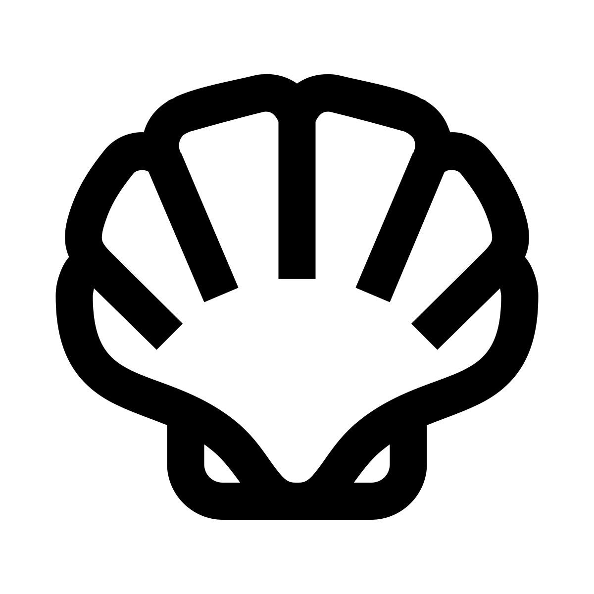 windows 10 style моллюск icon