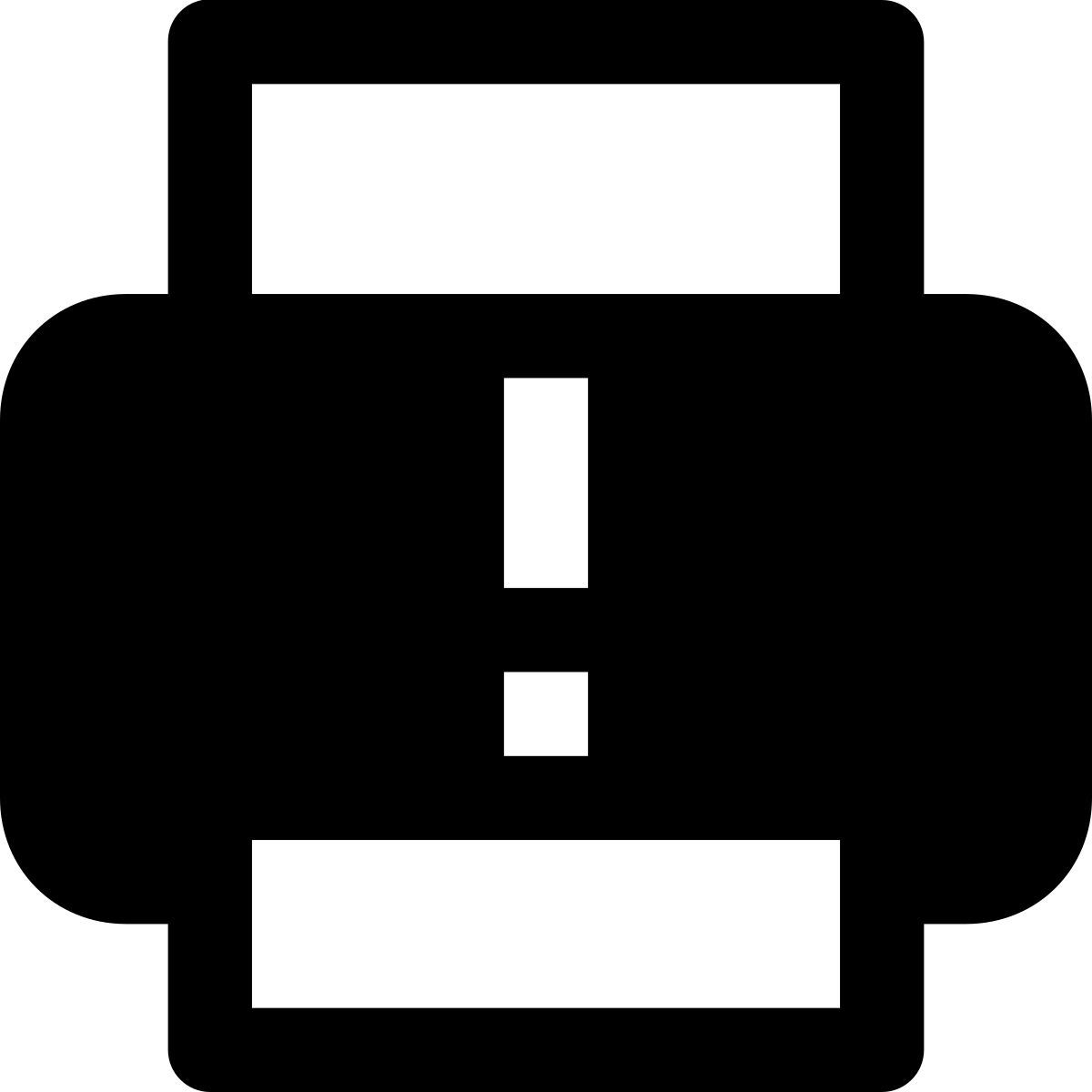 иконка ошибка принтера windows metro стиль